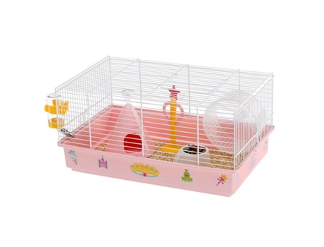 Jaula FERPLAST Criceti 9 Princess (Blanco - Multicolor - Rosa - Hámster)