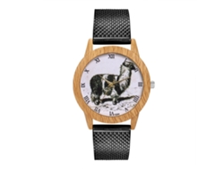 Reloj De Pulsera Analógico De Cuarzo De Aleación De Moda Para Hombre Y Mujer T234-f Negro