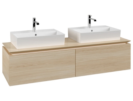Mueble de tocador Villeroy &amp Boch Legato B676 1600x380x500mm 2 lavabos