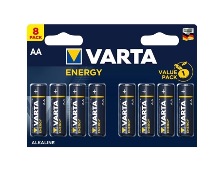 8 paquete de 8 baterías Varta Energy AA LR06 1.5V
