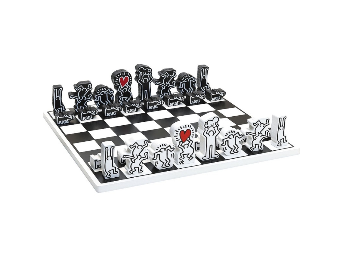 Jogo de Mesa VILAC Chess Game Keith Haring (6 Anos)