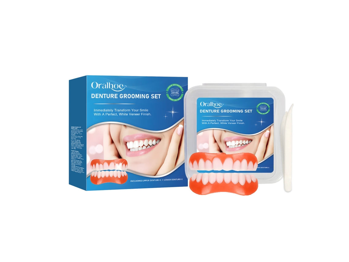 Juego de decoración de dientes desgastados