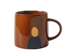 Taza de cerámica de 380ml, taza de té para el hogar y la Oficina, taza de diseño abstracto moderno NEVEANCE
