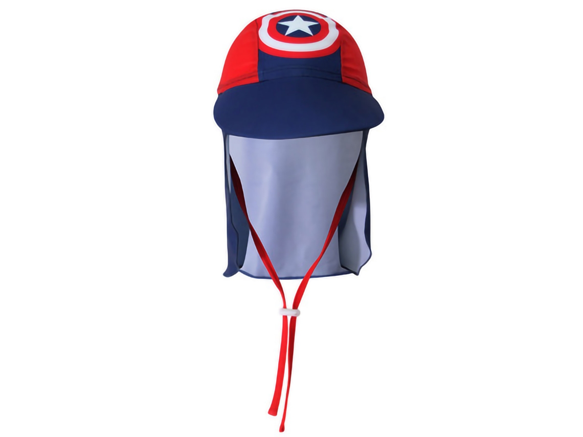 Sombrero de Capitán América, protector solar, verano, niño/niña