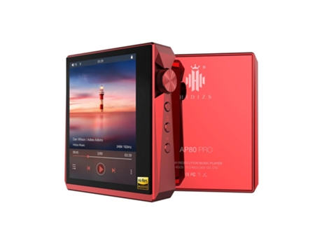 Lector Mp3 SLOWMOOSE Hidizs Usb Dac 64/128 Fm(Rojo)