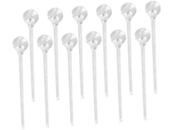 Guirnalda De 12 Colgantes De Gotas De Lluvia Acrílicas Transparentes 10 Cm Para Decoración De Bodas Y Fiestas Cuentas Facetadas De Cri