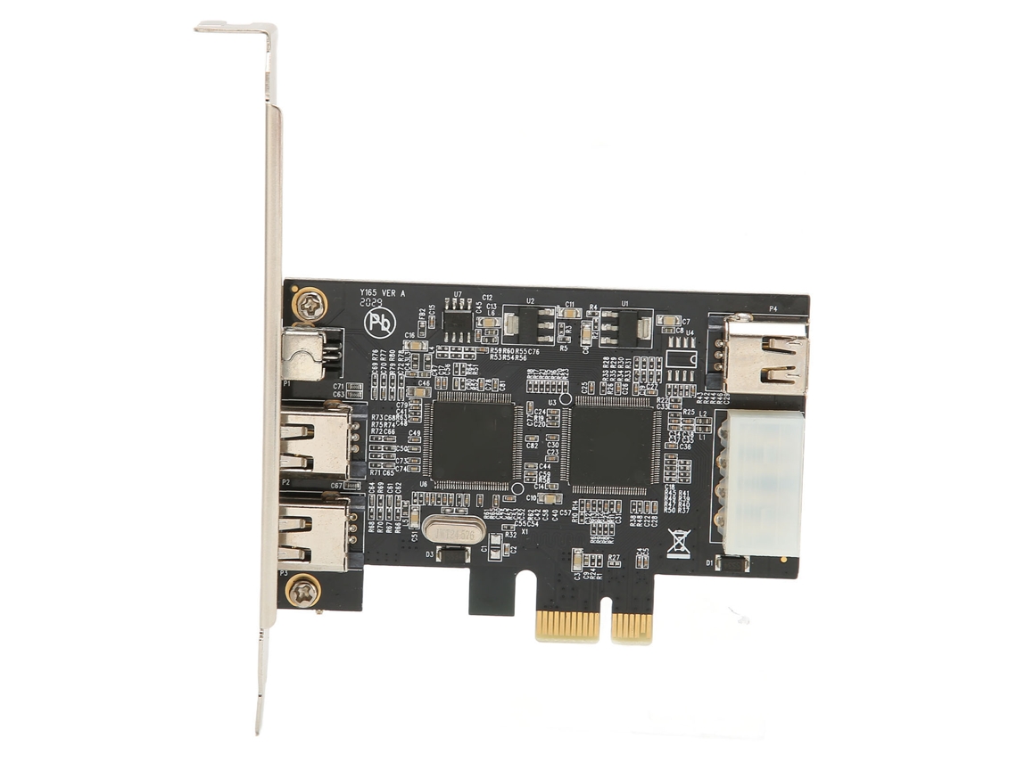 Tarjeta Adaptadora Firewire Pciex1 A Cuatro Puertos Ieee 1394a Tarjeta Riser Para Accesorios De Computadora