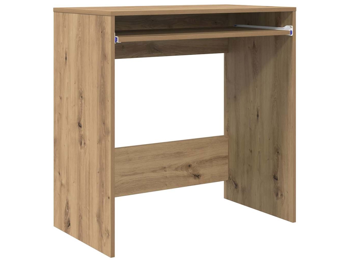 Mesa de roble artesanal con madera procesada MAISON EXCLUSIVE (77x43x79 cm)