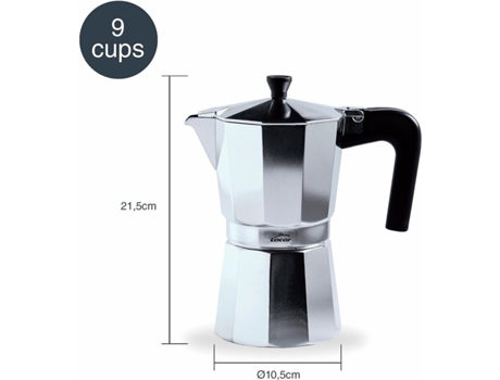 Cafetera Aluminio LACOR 1L