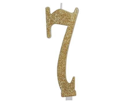Vela GUIRCA esmerilada Dorado Número 7, 12,5 cm