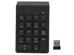 Teclado Numérico Inalámbrico Con Receptor Usb 18 Teclas Resistente Al Agua Para Gaming Y Oficina
