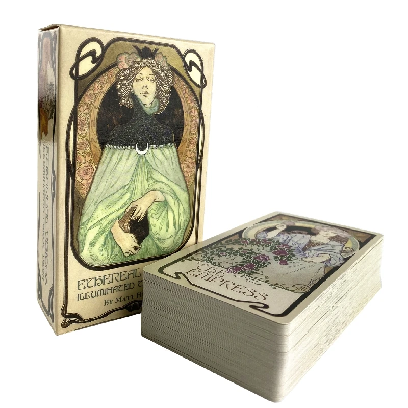 Cartas De Tarot Ilusión Etérea Brillante (versión En Inglés), Un Juego De Mesa Y Juego De Cartas Para Fiestas.