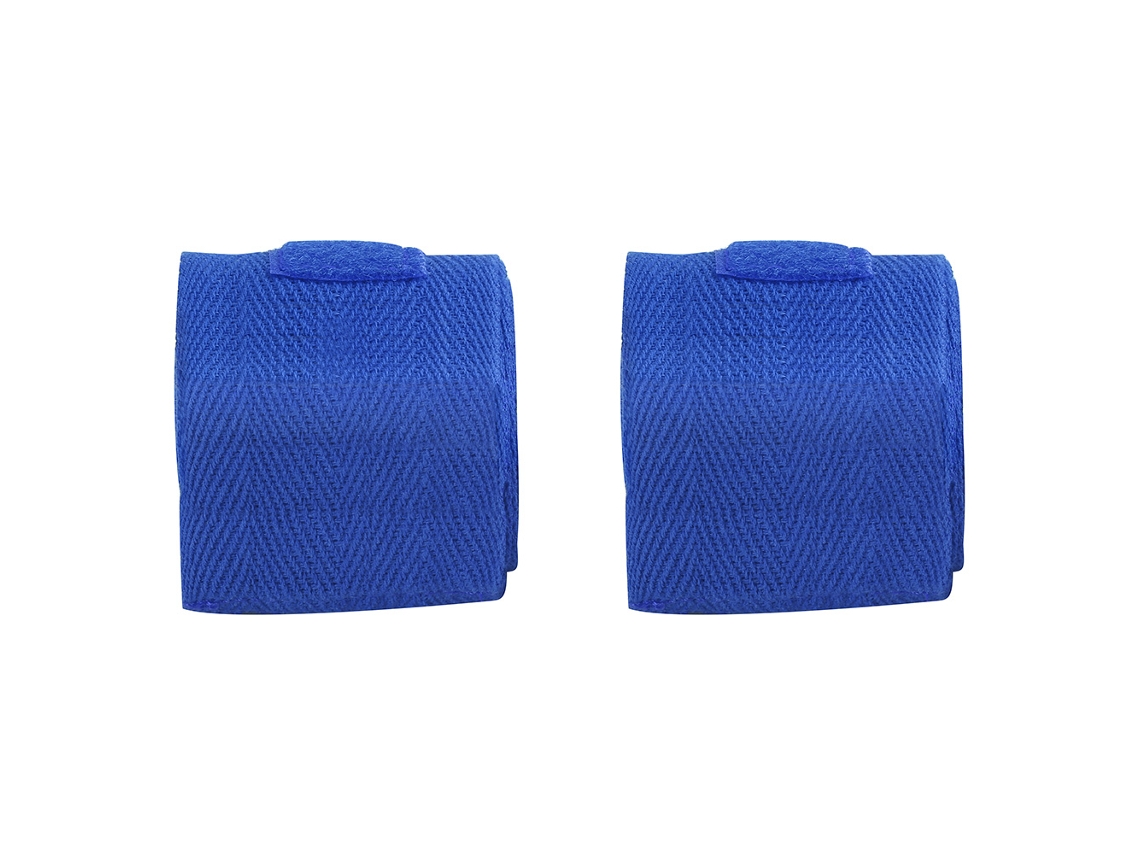 JILLIOPER 2 Unidades de Vendas de Mano de Algodón 2,5 m para Boxeo, Kickboxing, Muay Thai (Azul)