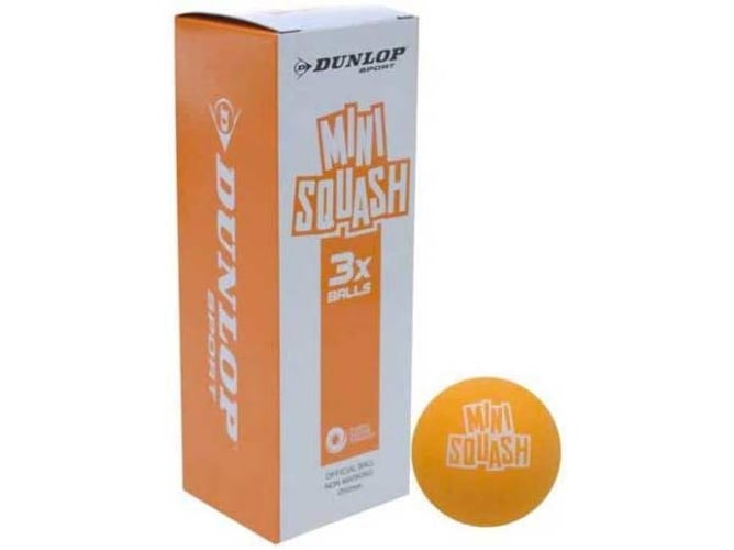 Pelota de Squash DUNLOP Play Mini 50 Mm