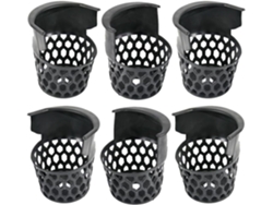 Juego De 6 Bolsillos Para Mesa De Billar, Bolsa De Billar Negra, Bolsas De Malla Para Entretenimiento, Cestas