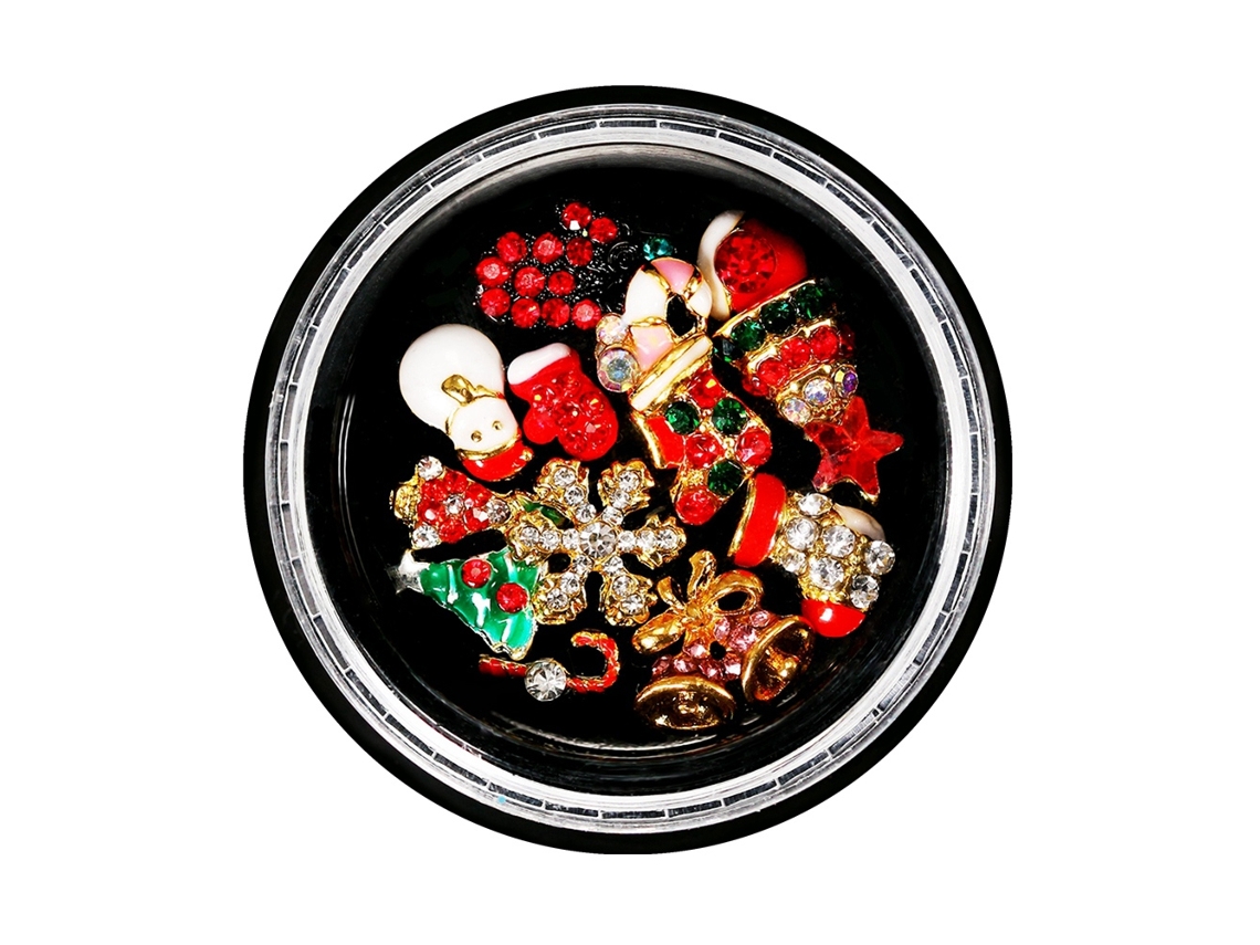 Decorações Rebe-Nail com strass de liga metálica para manicure mista, lantejoulas e ferramentas de manicure 1