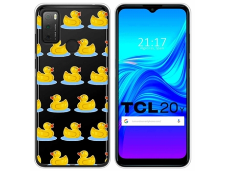 Carcasa TCL 20Y TUMUNDOSMARTPHONE Dibujos Transparente Multicolor