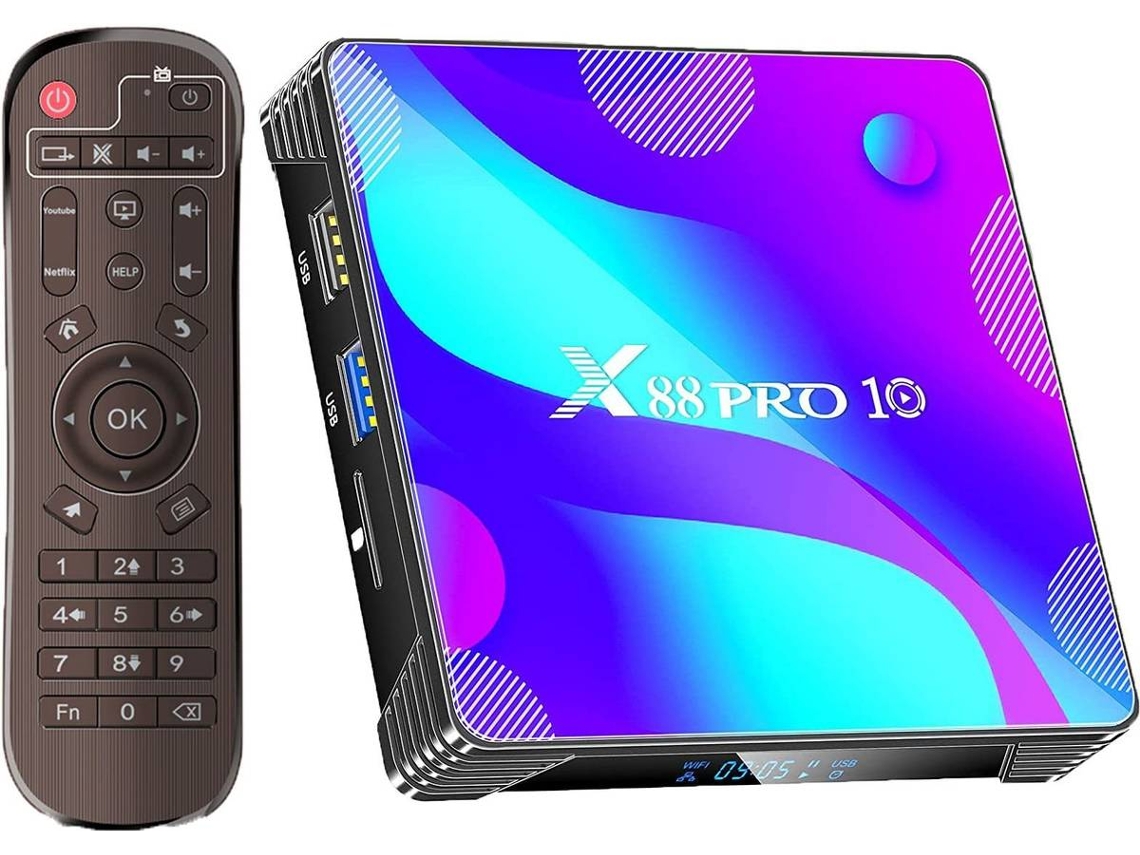 Box Smart TV CHRONUS X88PRO 727-XW10 (Android - 4K Ultra HD - 4 GB RAM - Wi-Fi)