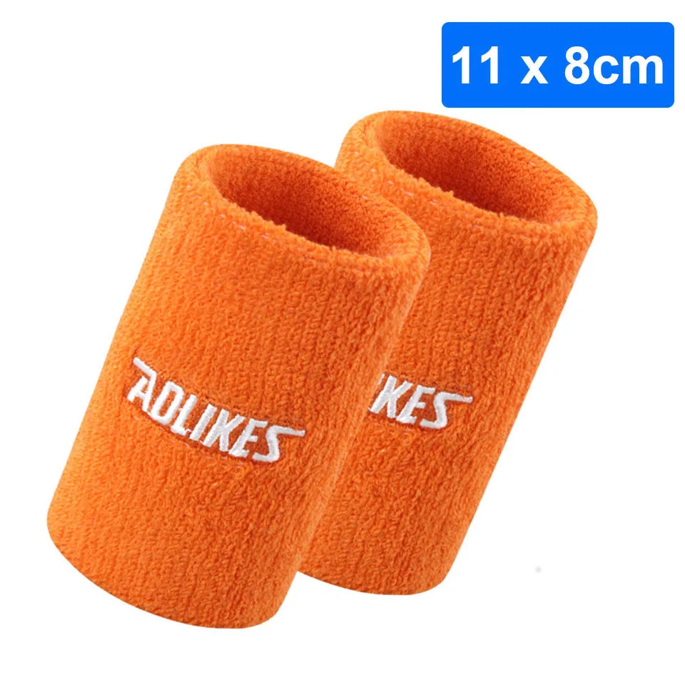 (naranja, 8x11cm) Muñequera Deportiva Transpirable, Apta Para Tenis, Baloncesto, Correr Y Otros Deportes Unisex.