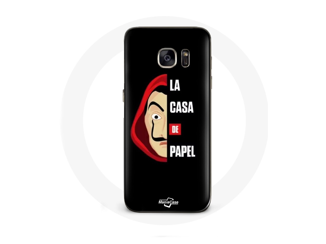 Funda para Samsung Galaxy S7 La Casa de Papel Logotipo Emáscara