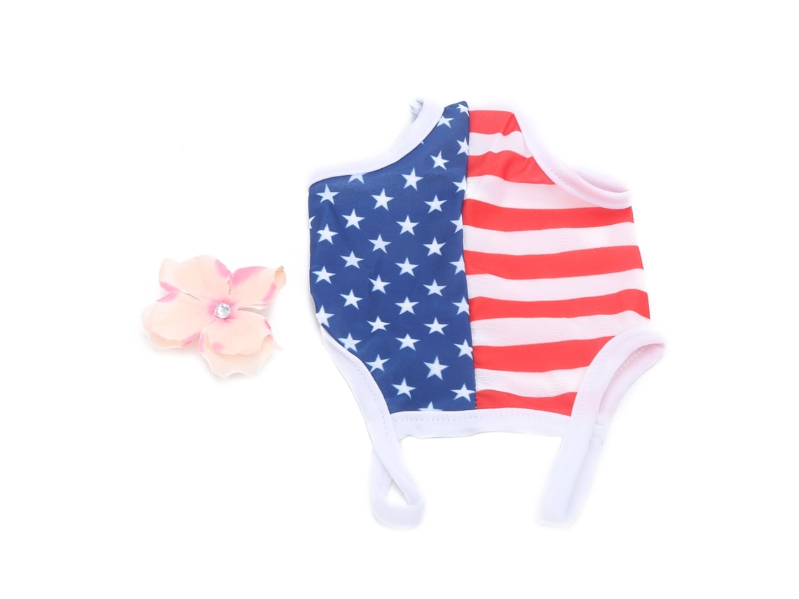 Roupas De Boneca Menina Maiô Para Boneca 18 Polegadas Acessórios De Boneca Qd18-020