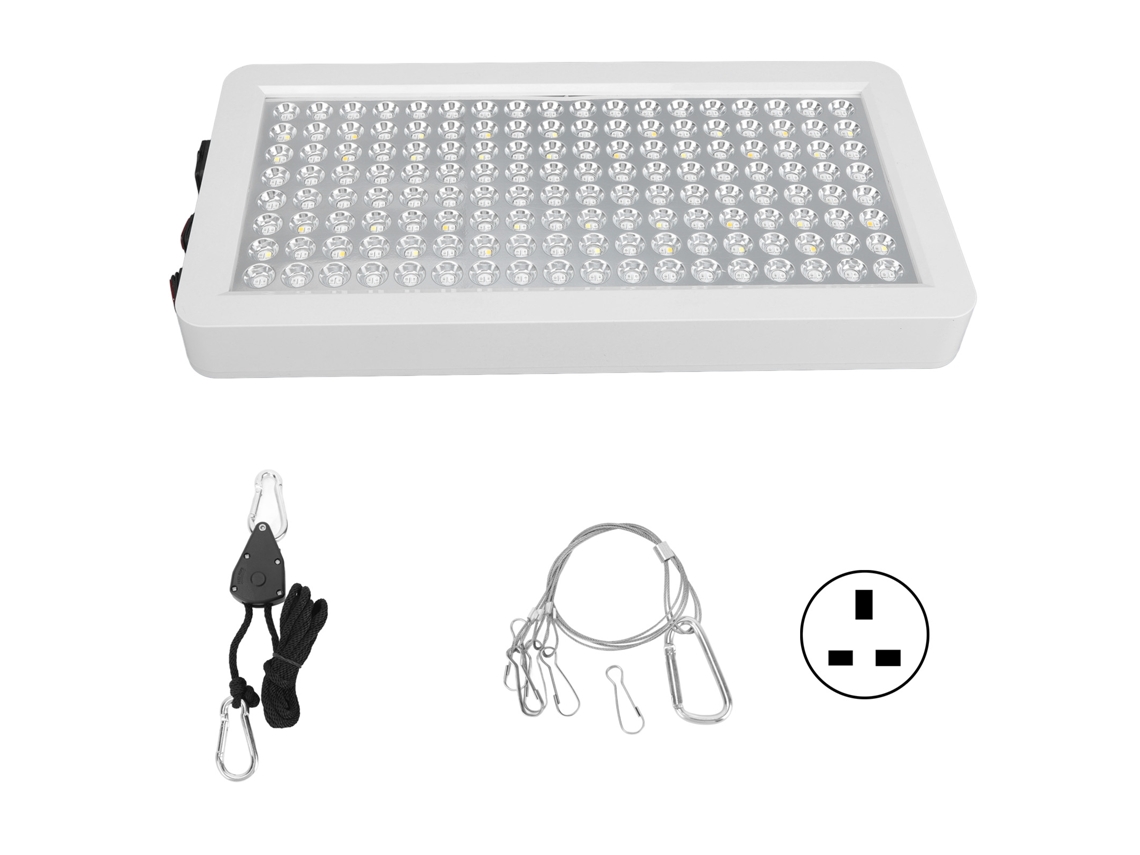 Lámpara Led Inteligente De Alta Potencia Para El Cultivo De Plantas Suculentas En Invernadero, Ip65, Color Blanco, Enchufe Británico.
