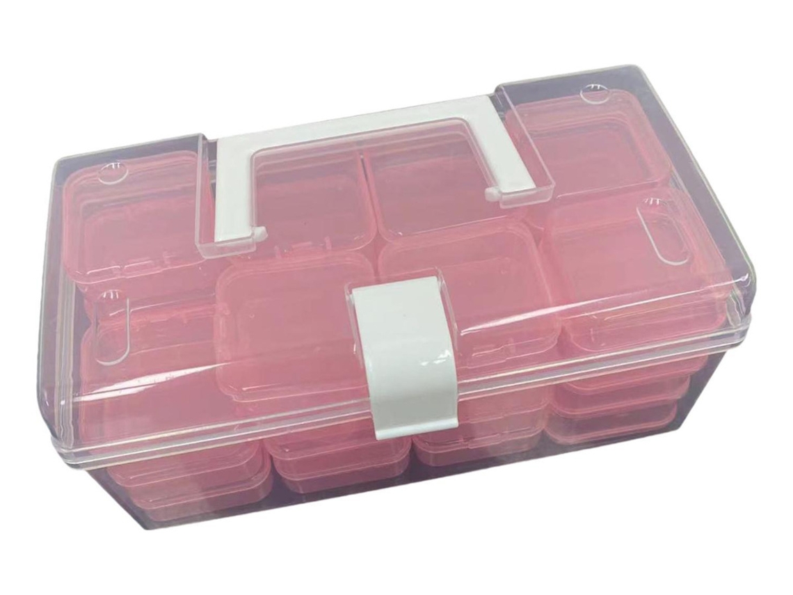 Caja organizadora de almacenamiento de polipropileno transparente de Lowmoose