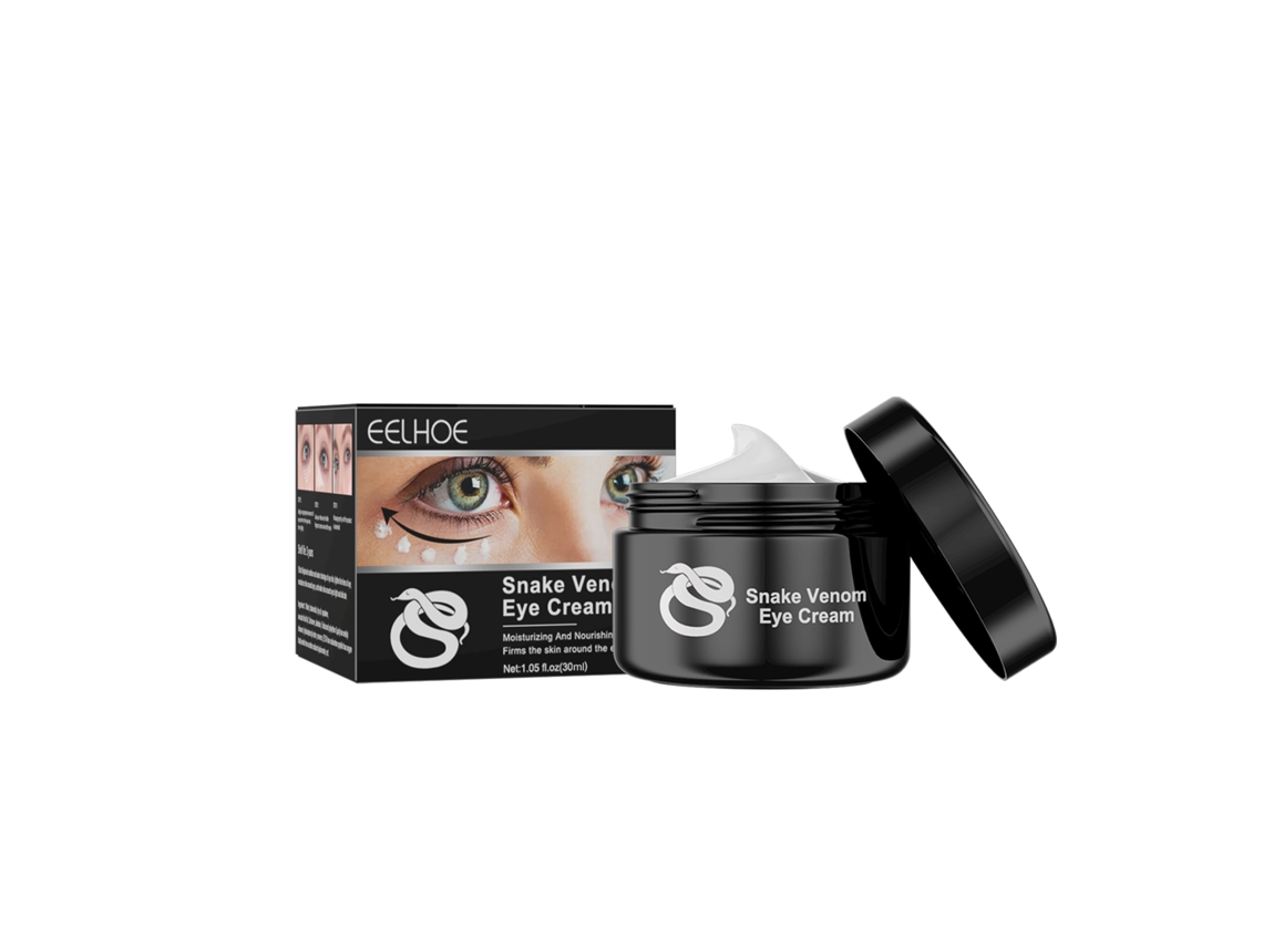 Crema para el contorno de ojos con veneno de serpiente: hidrata, reafirma, reduce las líneas de expresión y las ojeras, 30 ml.