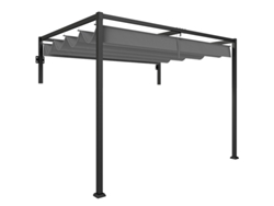 Funda De Repuesto Para Una Glorieta De 3x3 M Con Doble Techo Y Sistema De Drenaje Uv Para Cafeterías.