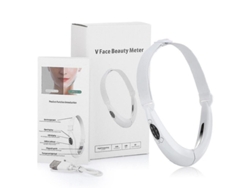 Masajeador Facial V-face Con Tecnología Tens, Luz Roja Y Azul, Radiofrecuencia De 3 Mhz, Ajustable Y Portátil.