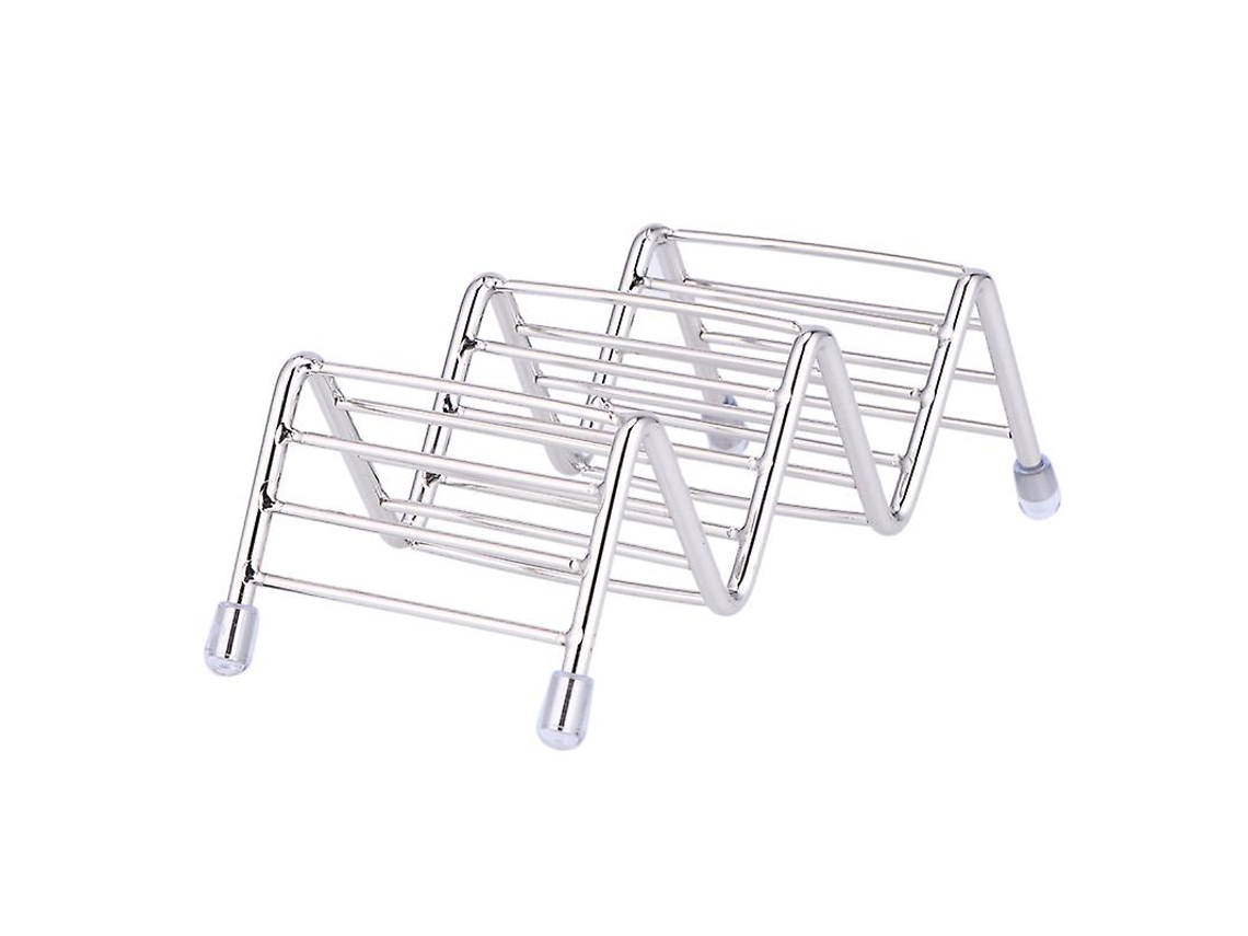 1 Soporte Para Tacos De Acero Inoxidable.