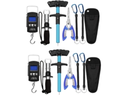2 Herramientas Para Quitar Anzuelos, Báscula Digital Portátil Para Peces, Kit De Pesca Combinado Con Alicates.