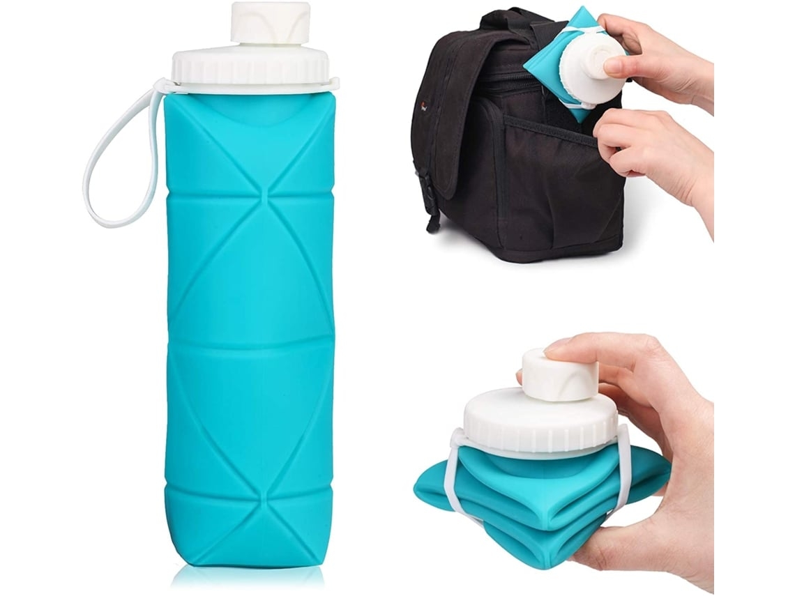 Botella de silicona plegable | 600 ml | Reutilizable