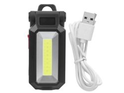 Rebe-lámpara De Trabajo Led Cob Plegable Con Imán Y Gancho Brillo Ajustable Recargable Usb Para Reparaciones Al Aire Libre W560