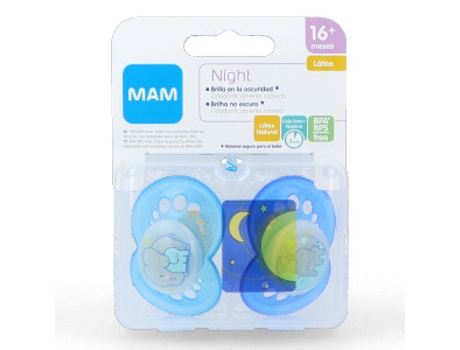 Chupetes MAM Night Latex (+16 meses)