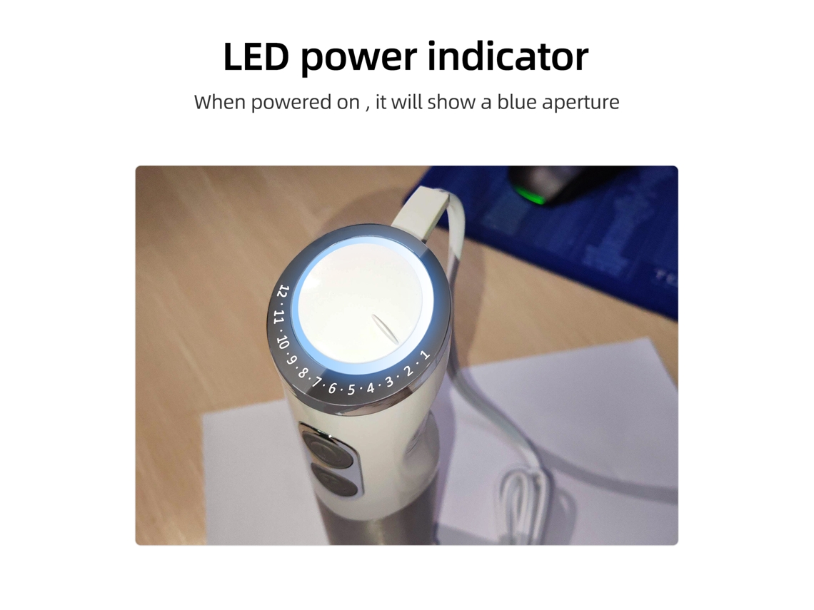 Batidora De Mano De 600 W Y 12 Velocidades Para Carne, Zumos, Batidora Y Picadora.