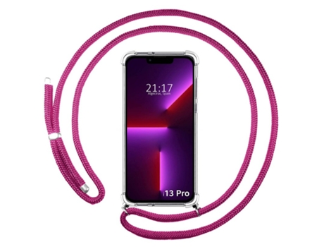 Carcasa iPhone 13 Pro (6.1) TUMUNDOSMARTPHONE Colgante Rosa