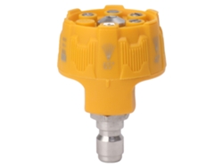 Boquilla rociadora para hidrolavadora 6 en 1, multifuncional, ajustable, con conector de 1/4, amarilla
