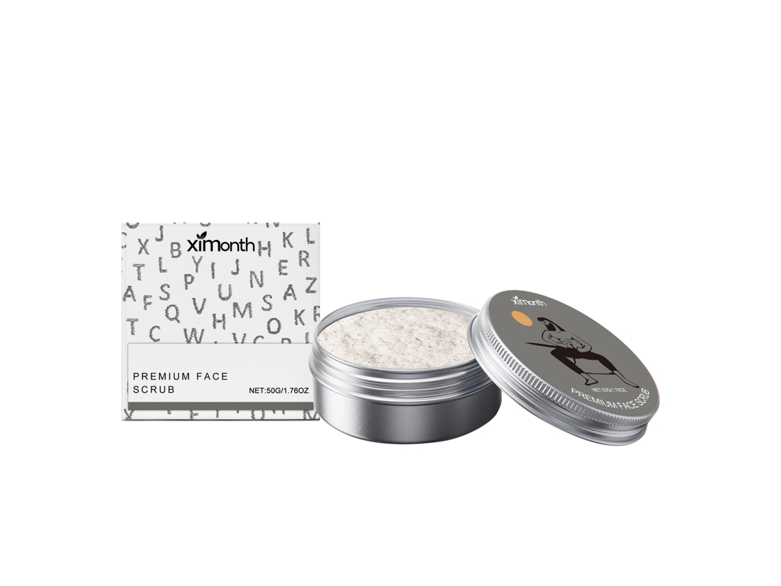 Gel limpiador facial con partículas exfoliantes suaves.