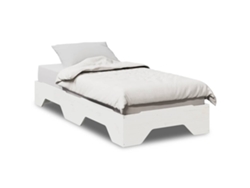 Maison Exclusive - Estructura De Cama Sin Colchón Apilable Blanca 90x190 Cm