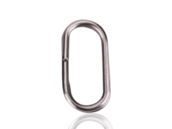 100 Anillos Conectores Ovalados De Acero Inoxidable Para Aparejos De Pesca (10x19 Mm)