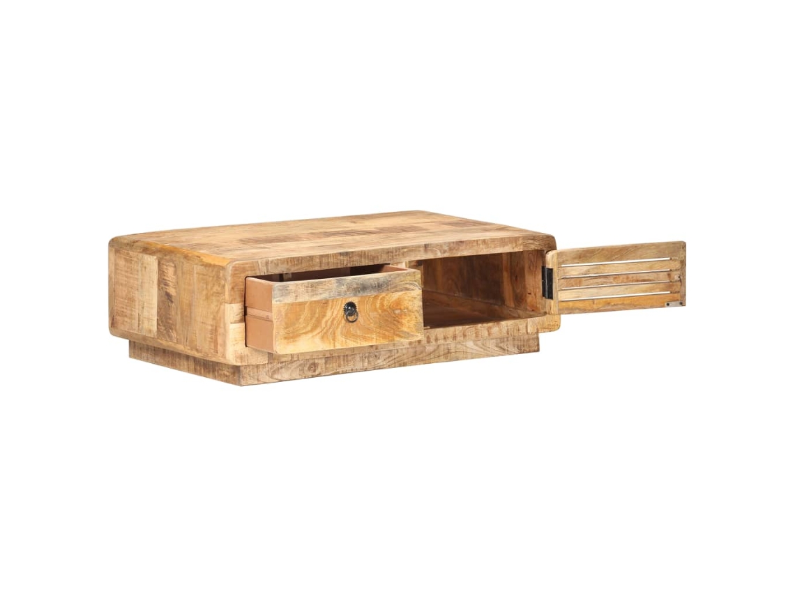 Maison Exclusive - Mesa De Centro Madera De Mango Rugosa 90x60x29 Cm