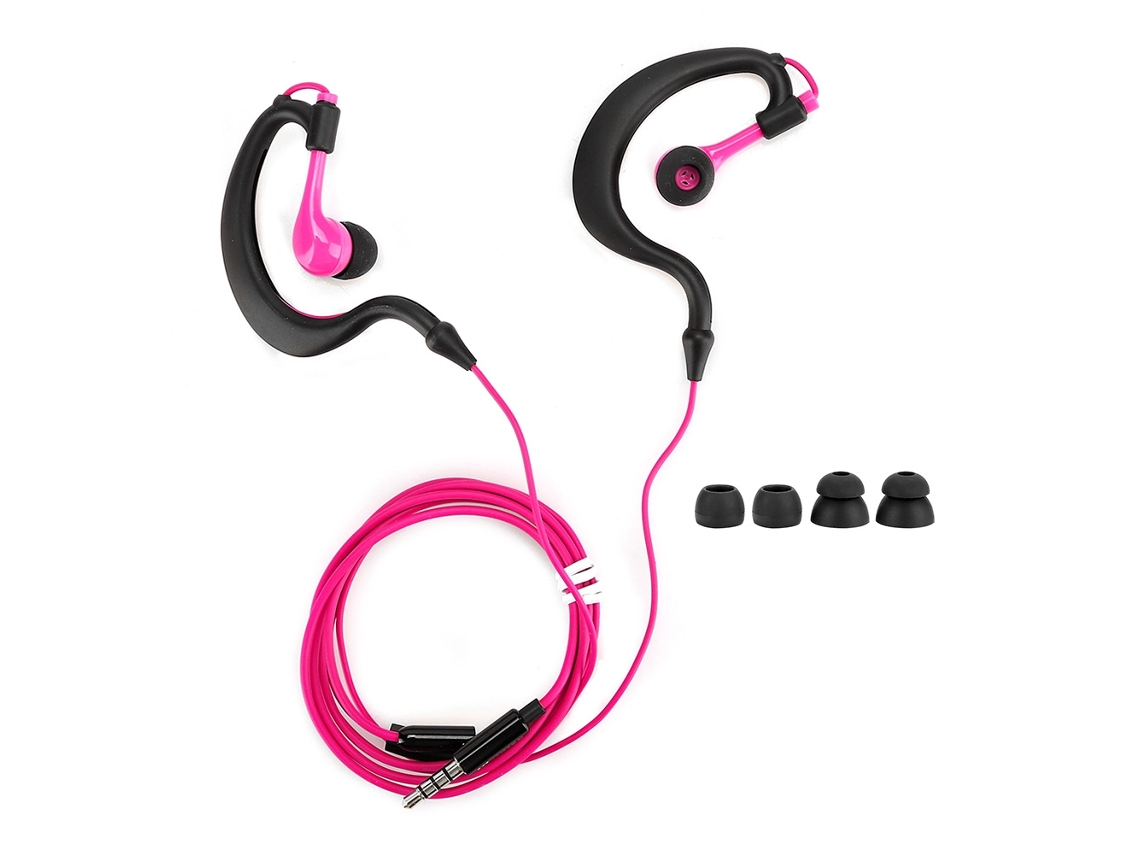 Auriculares deportivos con cable, resistentes al sudor, conector universal de 3,5 mm. EOOCOO