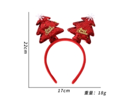 Diadema navideña con cuernos, accesorio navideño brillante, ideal para fiestas, cosplay y uso diario Aeuzwr (estilo 23)