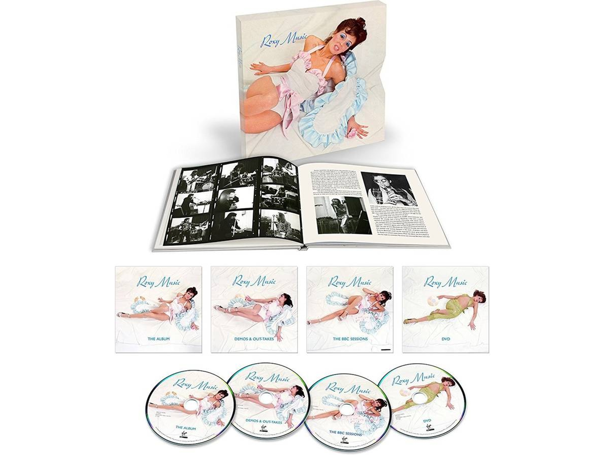 CD3+DVD ROXY MUSIC-ROXY MUSIC:BOX