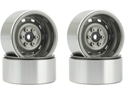 Juego De 4 Bujes Beadlock De Metal De 1,9" Para Coches Rc Crawler 1/10 Axial Scx10 90046 Axi03007 Trx4 D90.2