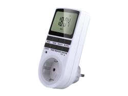 JILLIOPER Enchufe programable para enchufes de la UE, temporizador digital con tecnología programable cíclica de 24 horas, temporizador inteligente enchufable p