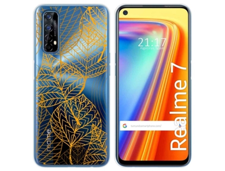 Carcasa Realme 7 TUMUNDOSMARTPHONE Dibujos Transparente Multicolor