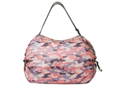 Bolsa de compras plegable de gran capacidad, tela Oxford, uso versátil, reutilizable.