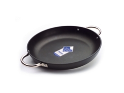 Paellera Profesional Presión Aluminio Fundido Negro 28X28X4 Cm RISOLÌ
